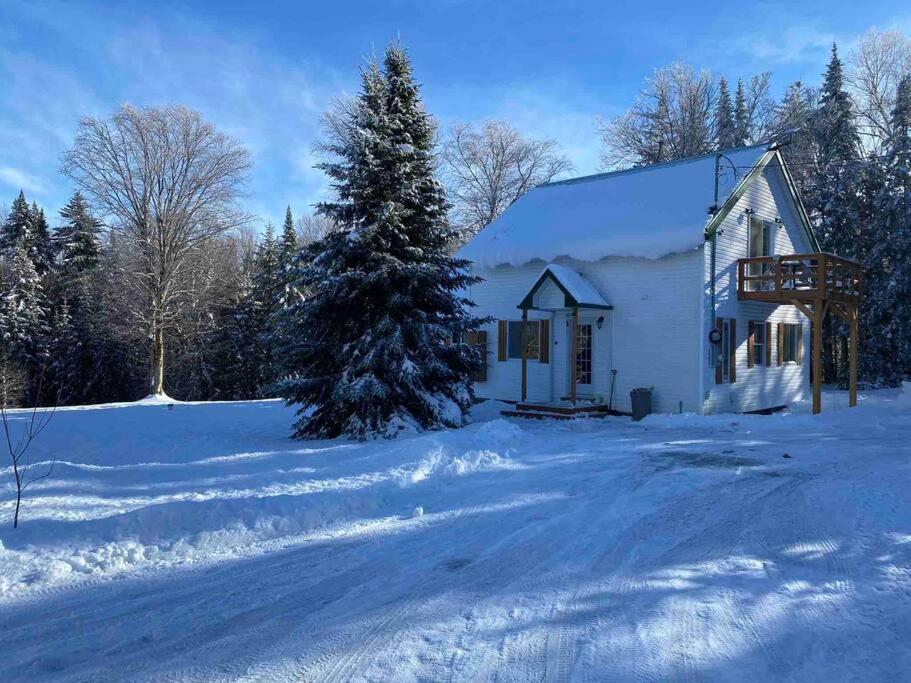 Le Jazz- Chalet Rustique/Chic Avec Spa Notre-Dame-Des-Bois Exterior photo