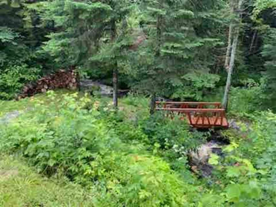 Le Jazz- Chalet Rustique/Chic Avec Spa Notre-Dame-Des-Bois Exterior photo