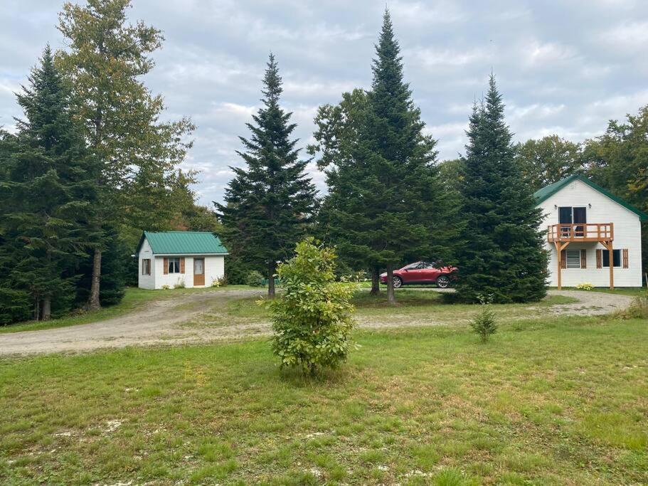 Le Jazz- Chalet Rustique/Chic Avec Spa Notre-Dame-Des-Bois Exterior photo